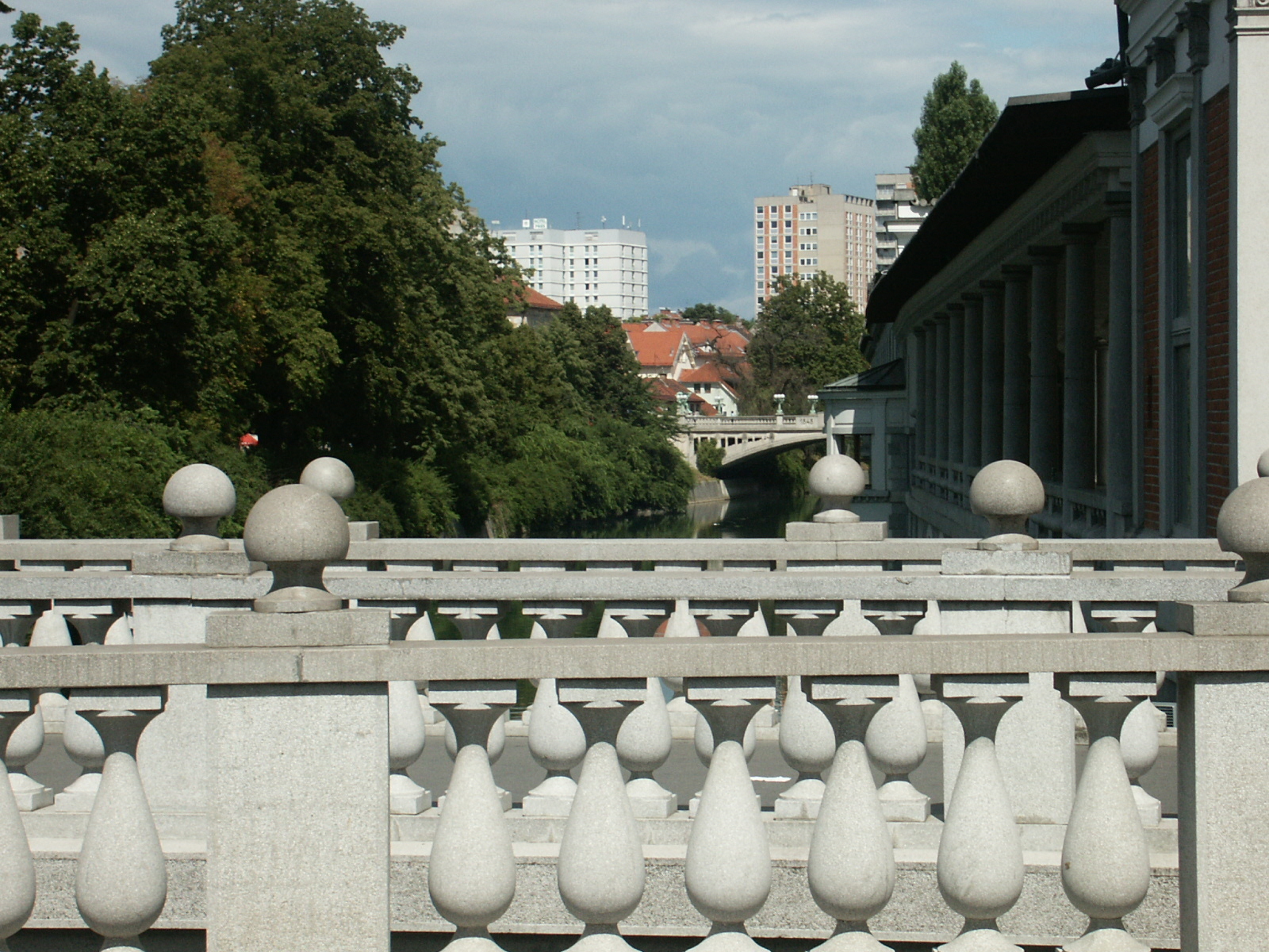 16 Ljubljana brug over de Ljubljanica