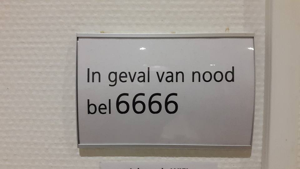 20160902 Ja hoor, de duvel en zn moer komen je wel effe helpen